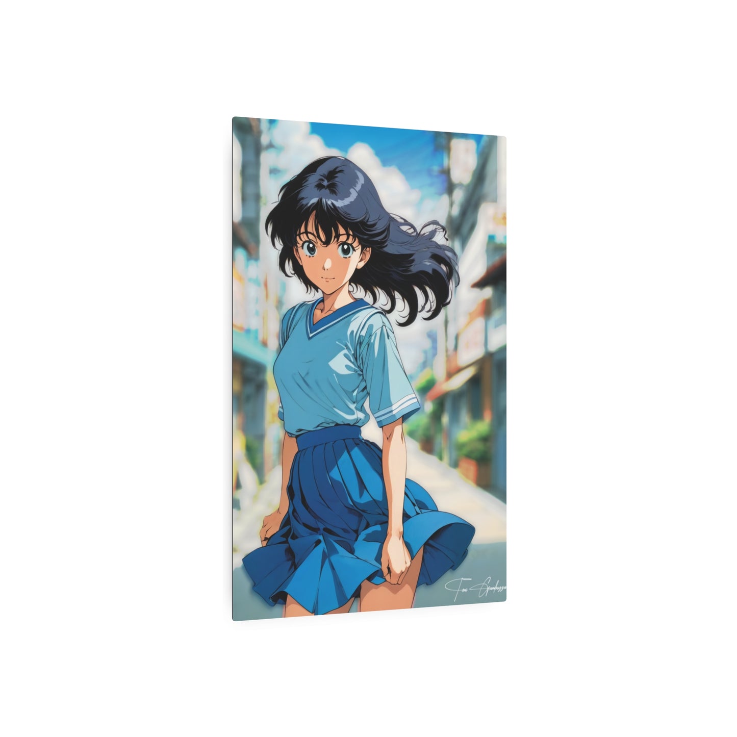 City Pop Collection - Your First Girlfried 🇺🇸 US Shipping - Anime Art on Metal Poster