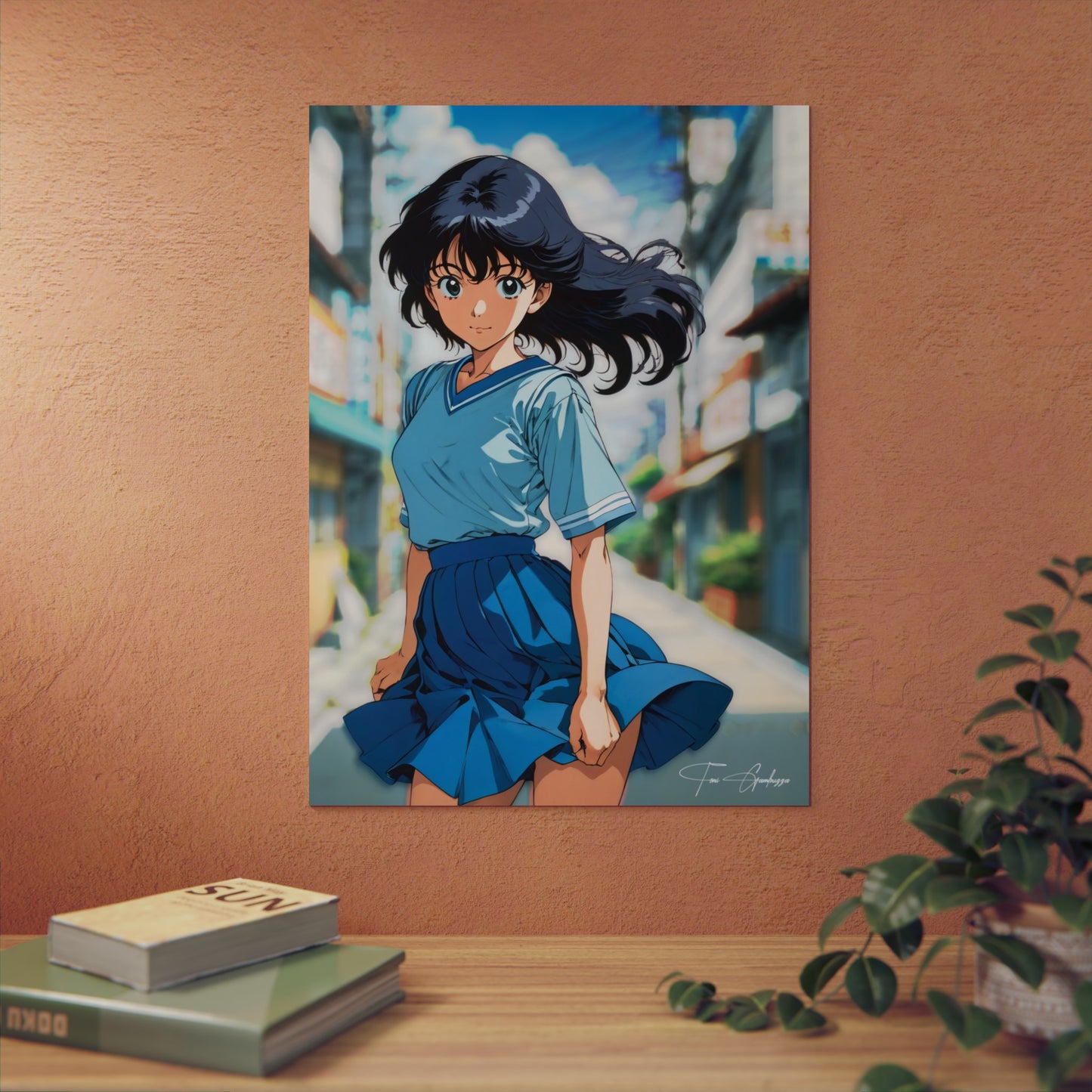 City Pop Collection - Your First Girlfried 🇩🇪 GER Shipping - Anime Art on Metal Poster