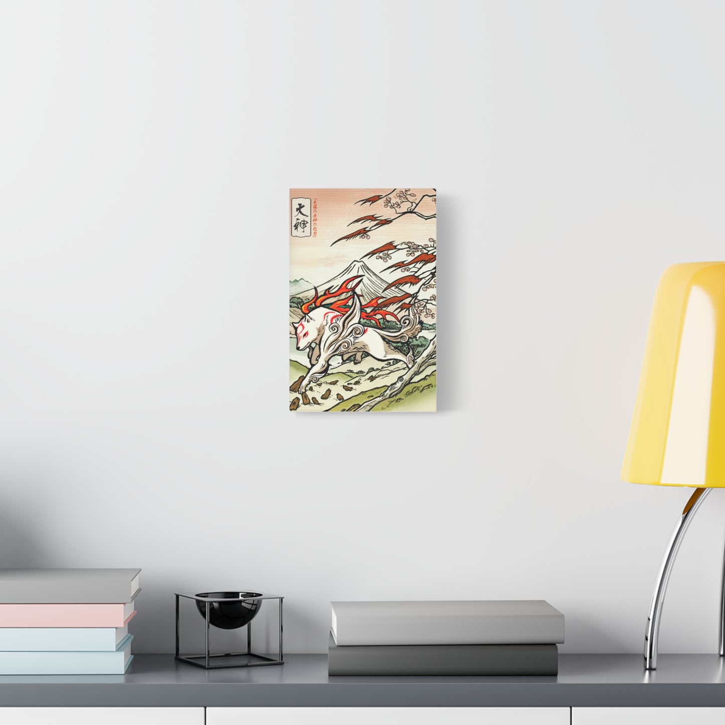 Ukiyo-e Art - Okami • Traditional Japanese Art on high quality Canvas