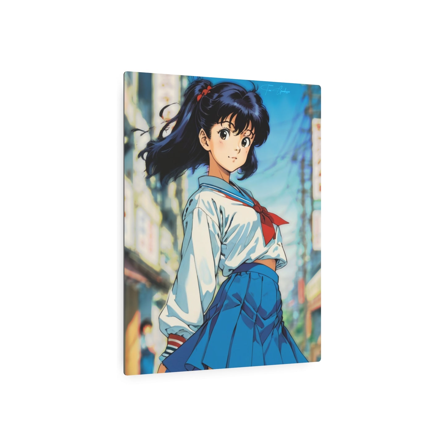 City Pop Collection - Sayori from the docks 🇺🇸 US Shipping - Anime Art on Metal Poster