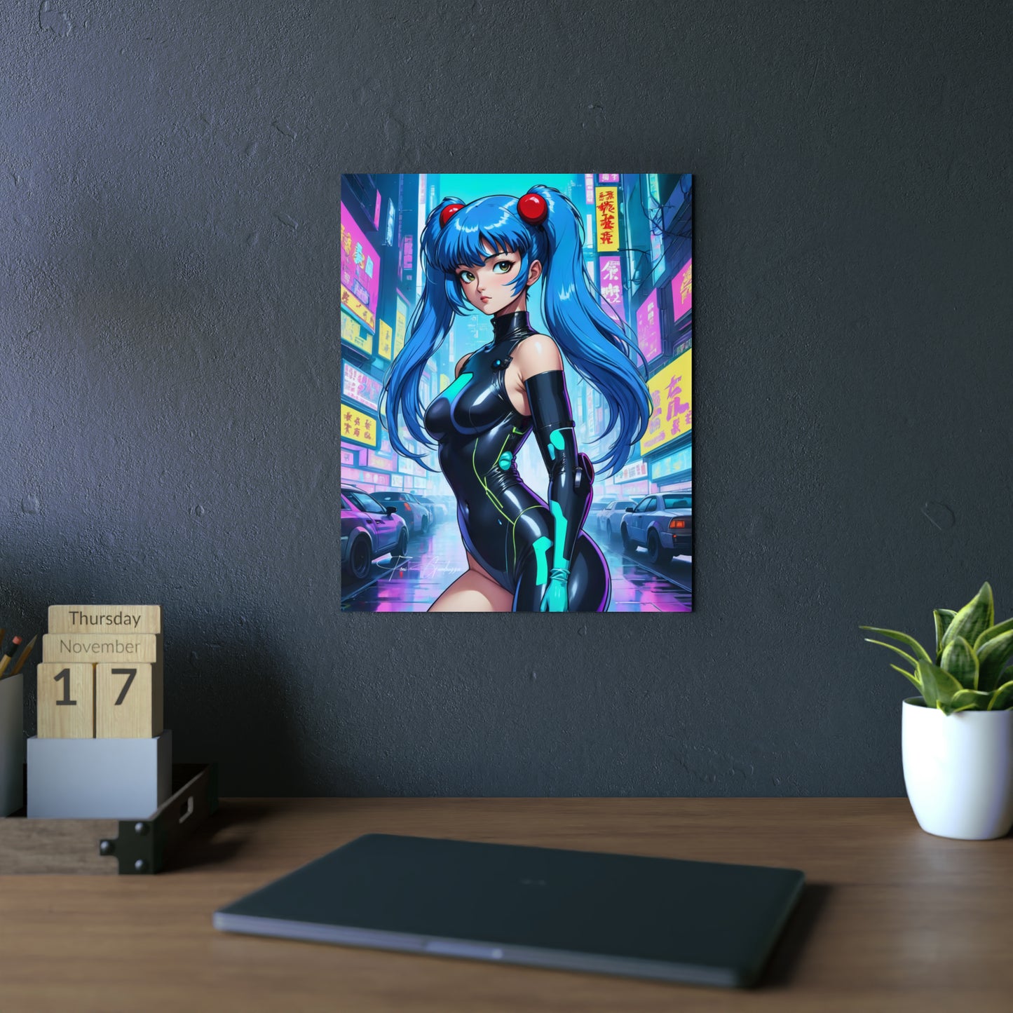 Cyberpunk Shampoo 🇩🇪 GER Shipping - Anime Art on Metal Poster