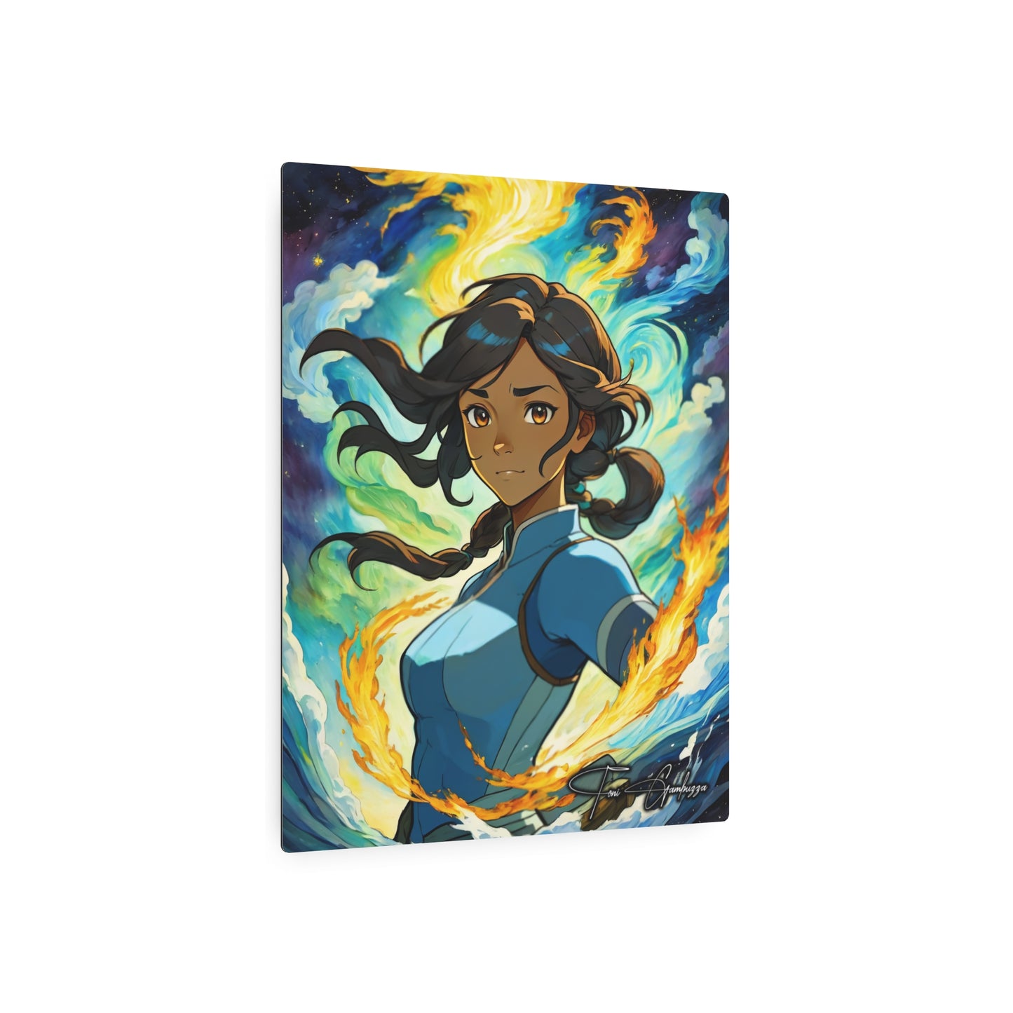 Avatar Korra Portrait 🇺🇸 US Shipping - Anime Art on Metal Poster