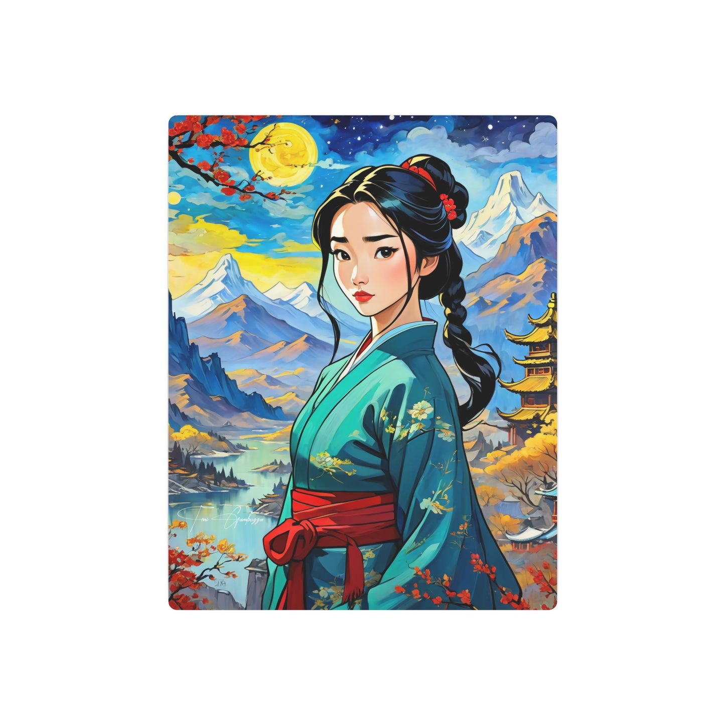 Hua Mulan 2 🇺🇸 US Shipping - Anime Art on Metal Poster