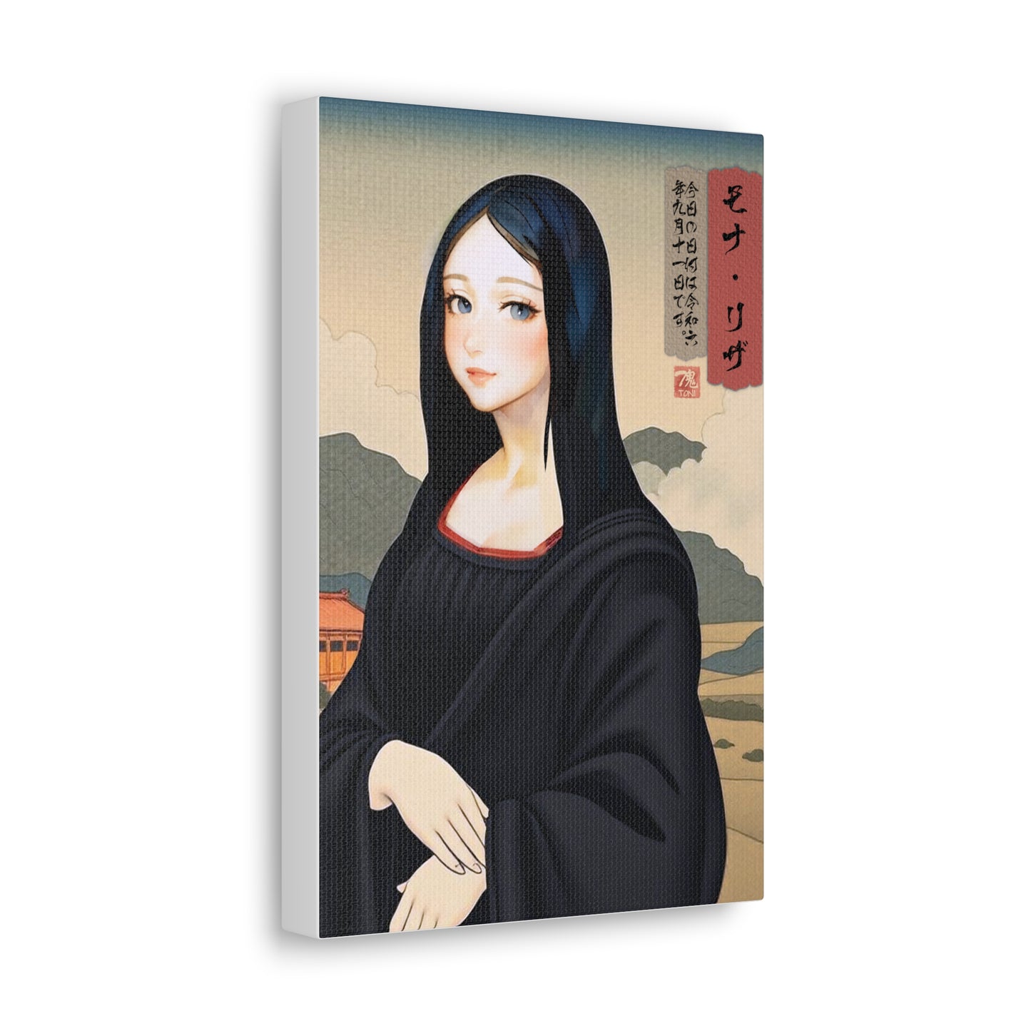 Ukiyo-e Art - Mona Risa • Traditional Japanese Art on high quality Canvas