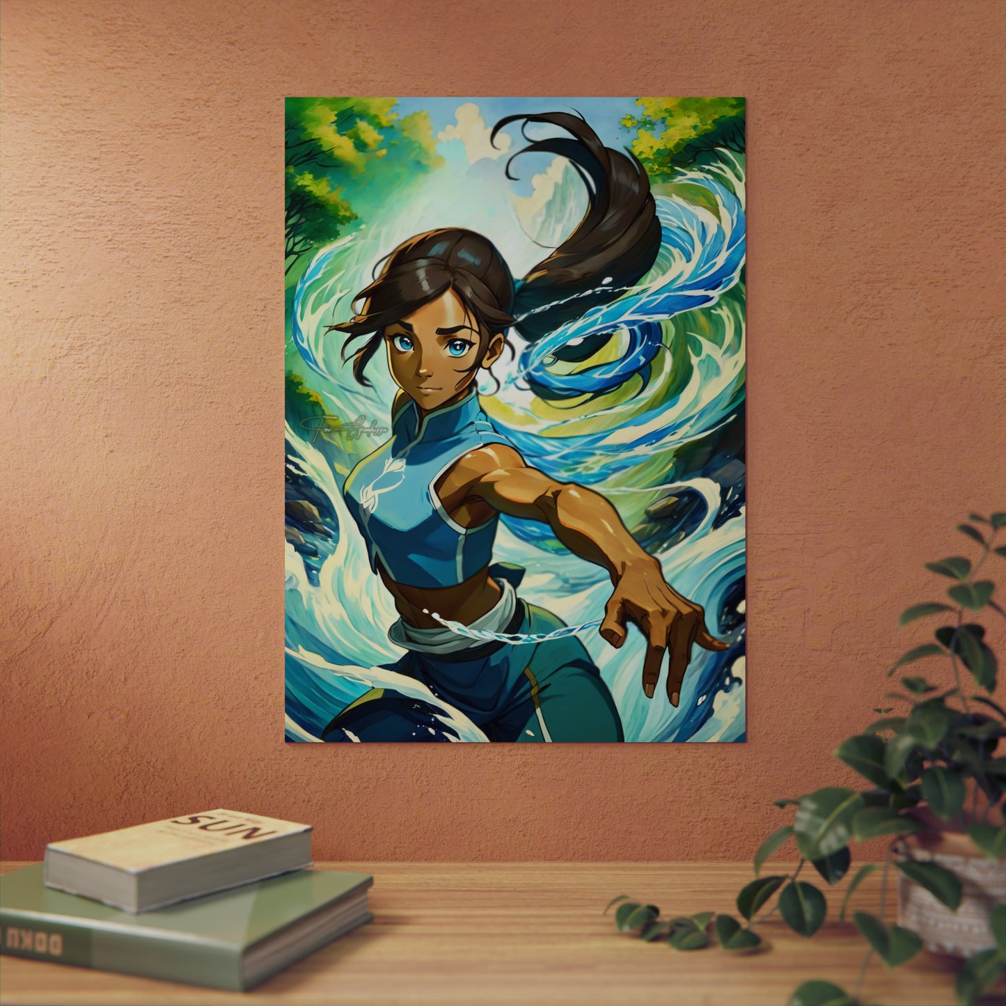 Avatar Korra 🇩🇪 GER Shipping - Anime Art on Metal Poster