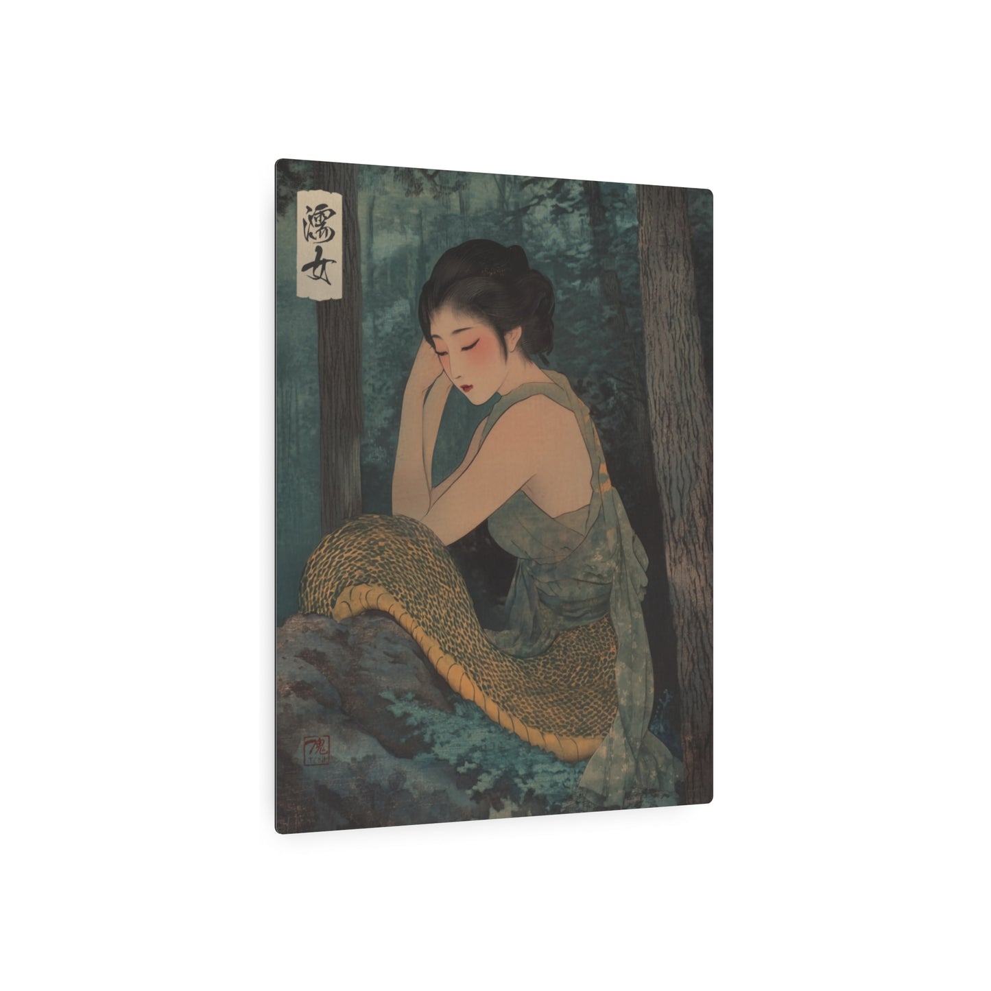 Ukiyo-e Art - Nure-Onna 🇺🇸 US Shipping - Traditional Japanese Art on Metal Poster