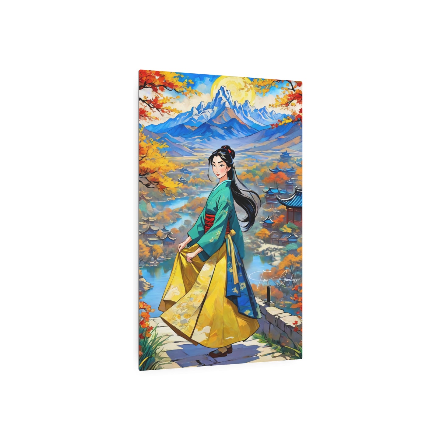 Hua Mulan 🇺🇸 US Shipping - Anime Art on Metal Poster