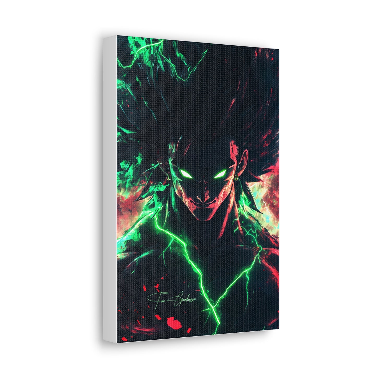 Anime Art • Broly • Anime Art on high quality Canvas