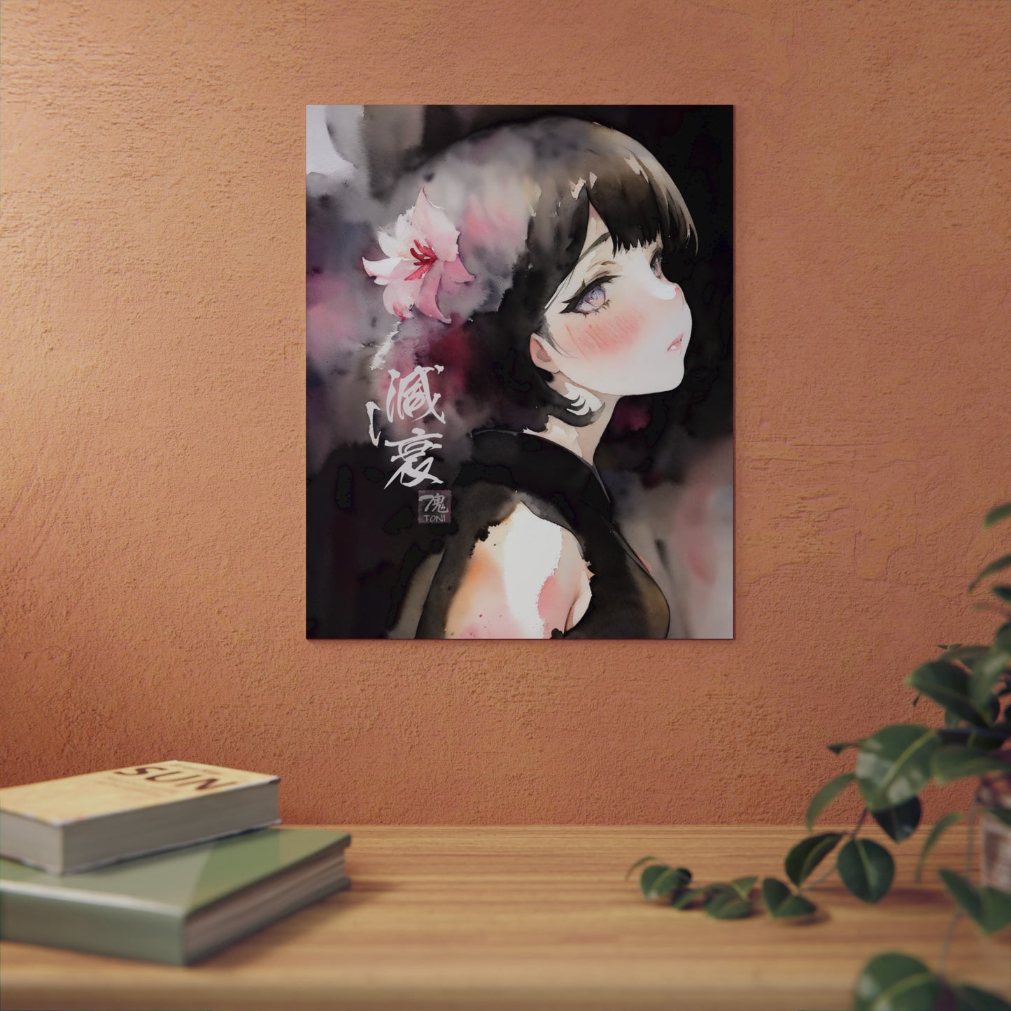 Decay 🇩🇪 GER Shipping - Watercolor Anime Art on Metal Poster