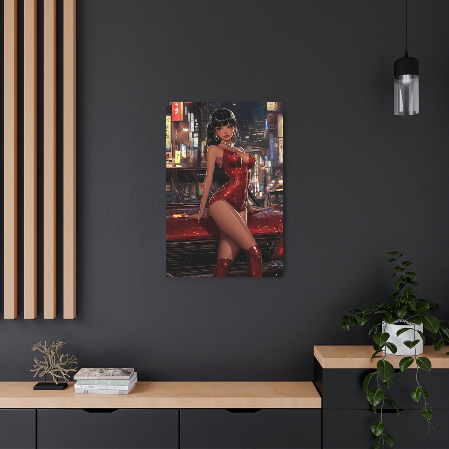 Anime Art - Pin Up 02 🇺🇸 US Shipping - Anime Art on Metal Poster