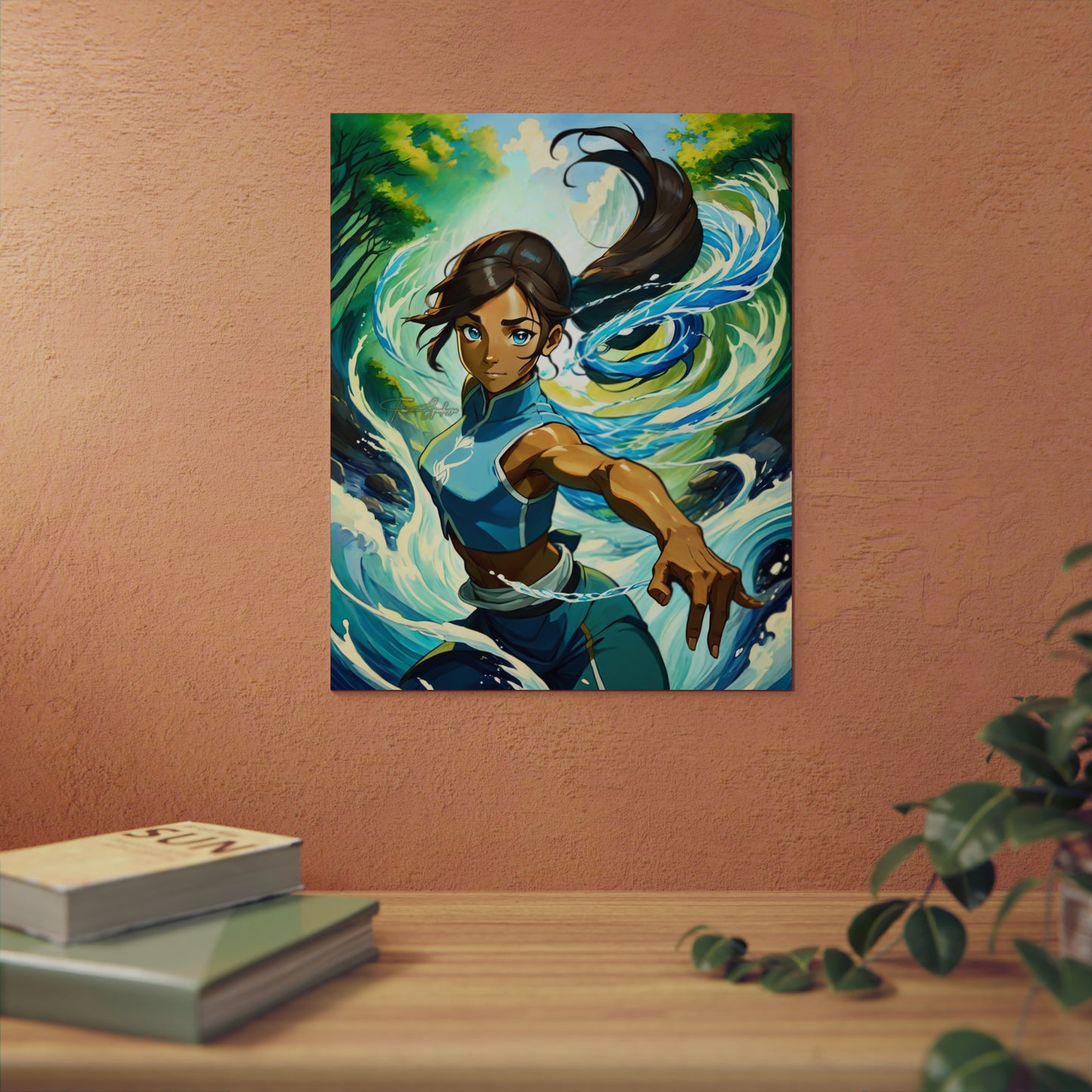 Avatar Korra 🇩🇪 GER Shipping - Anime Art on Metal Poster