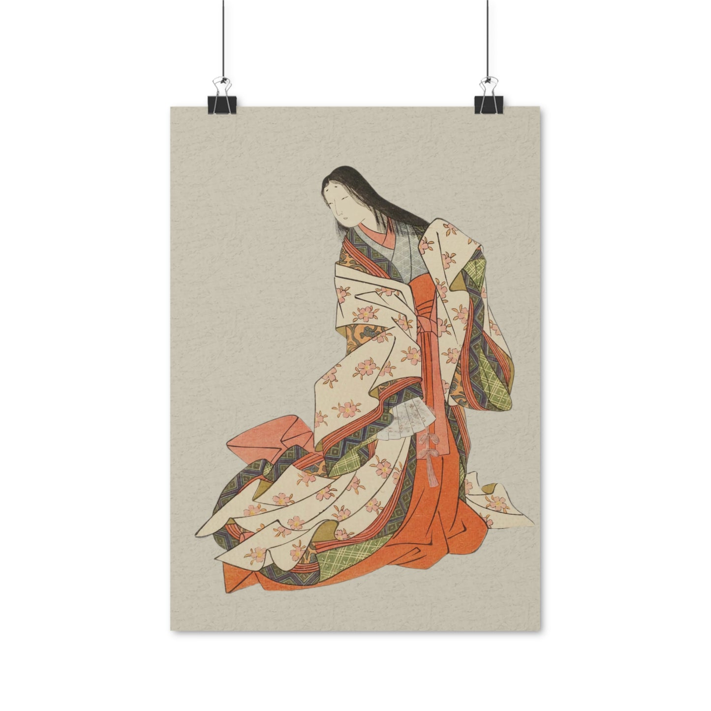 Ukiyo-e Art - The Poetess Ono no Komachi - Suzuki Harunobu • Traditional Japanese Art on high quality poster