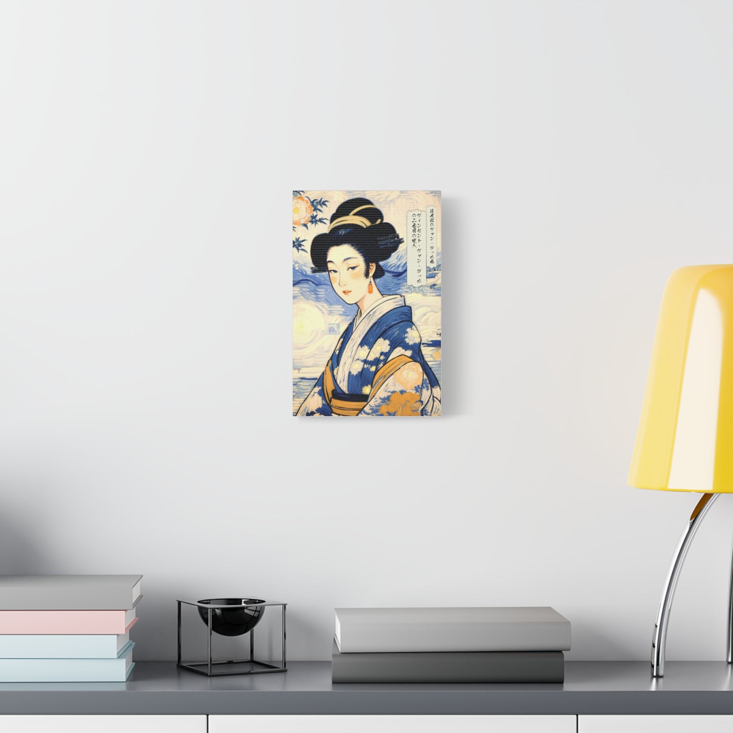 Ukiyo-e Art - Vincent van Gogh's second mistress • Traditional Japanese Art on high quality Canvas