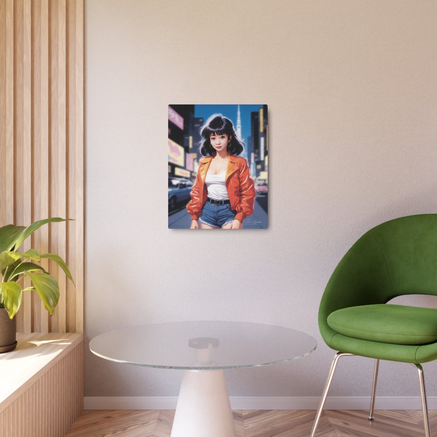 City Pop Collection - Kiwi Pop 🇺🇸 US Shipping - Anime Art on Metal Poster