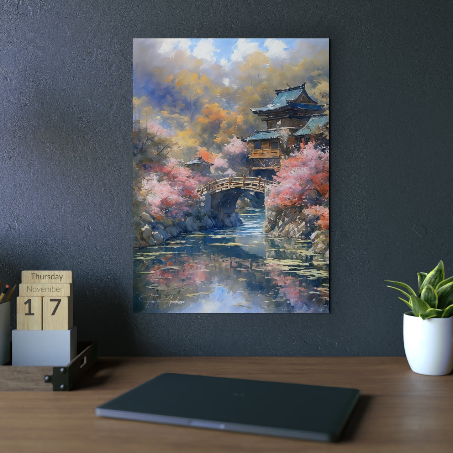 A Moment with Zen 🇩🇪 GER Shipping - Oil Painting on Metal Poster