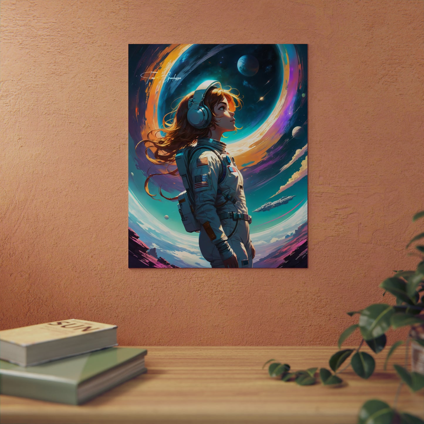 Space.mp3 🇩🇪 GER Shipping - Anime Art on Metal Poster