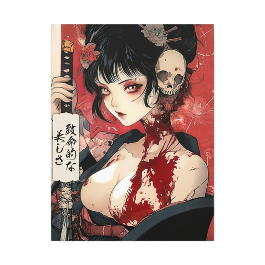 Ukiyo-e Art - Fatal Beauty • Traditional Japanese Art on high quality Canvas