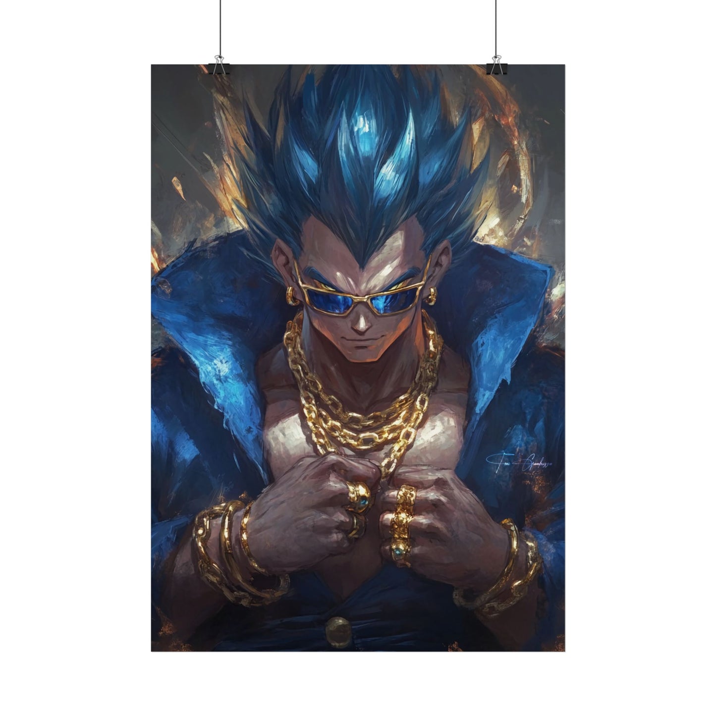 Anime Art - G Vegeta • Anime Art on high quality poster