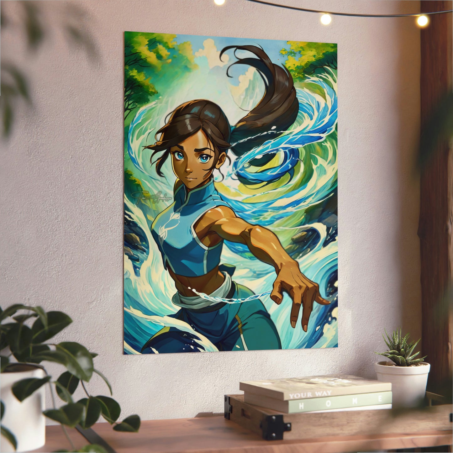 Avatar Korra 🇩🇪 GER Shipping - Anime Art on Metal Poster