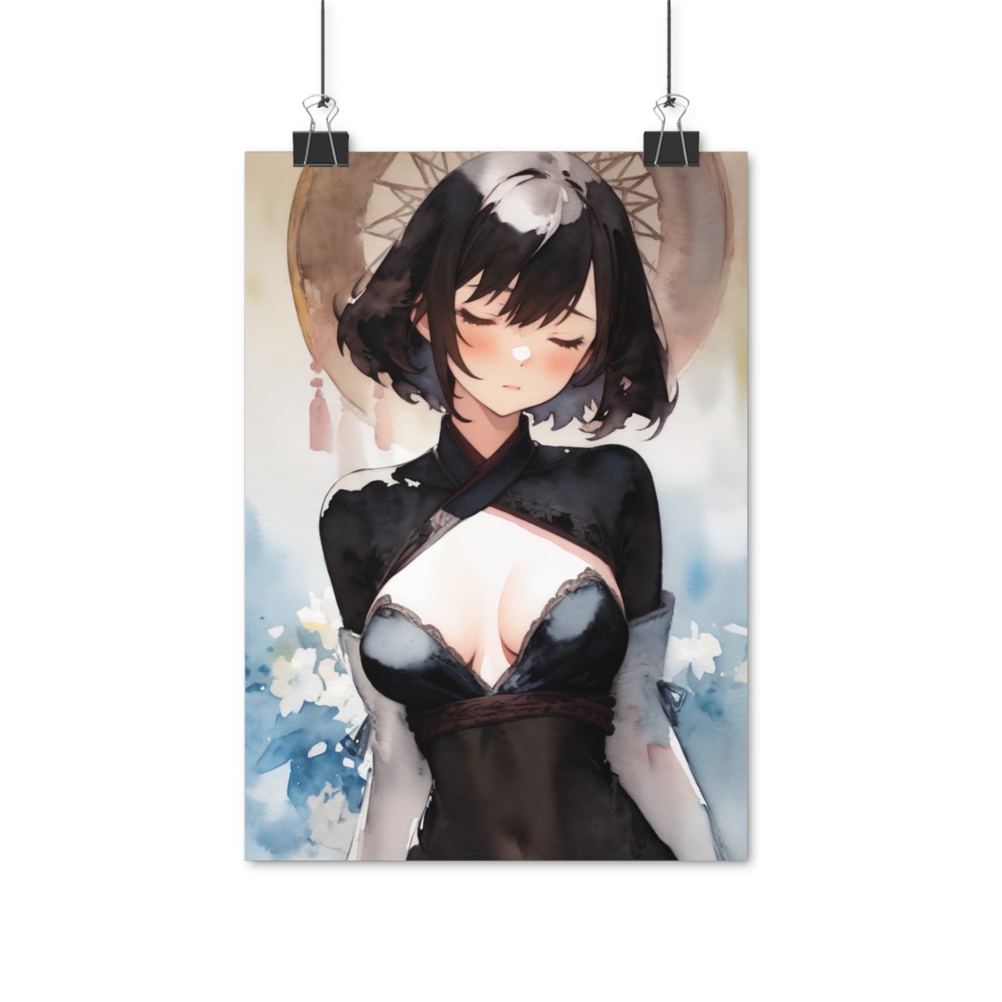 The Death - Watercolor Anime Art on high quality poster