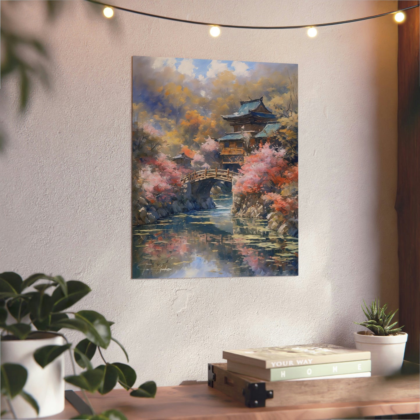 A Moment with Zen 🇩🇪 GER Shipping - Oil Painting on Metal Poster