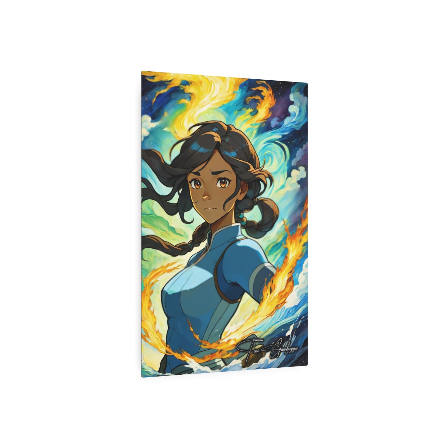 Avatar Korra Portrait 🇺🇸 US Shipping - Anime Art on Metal Poster