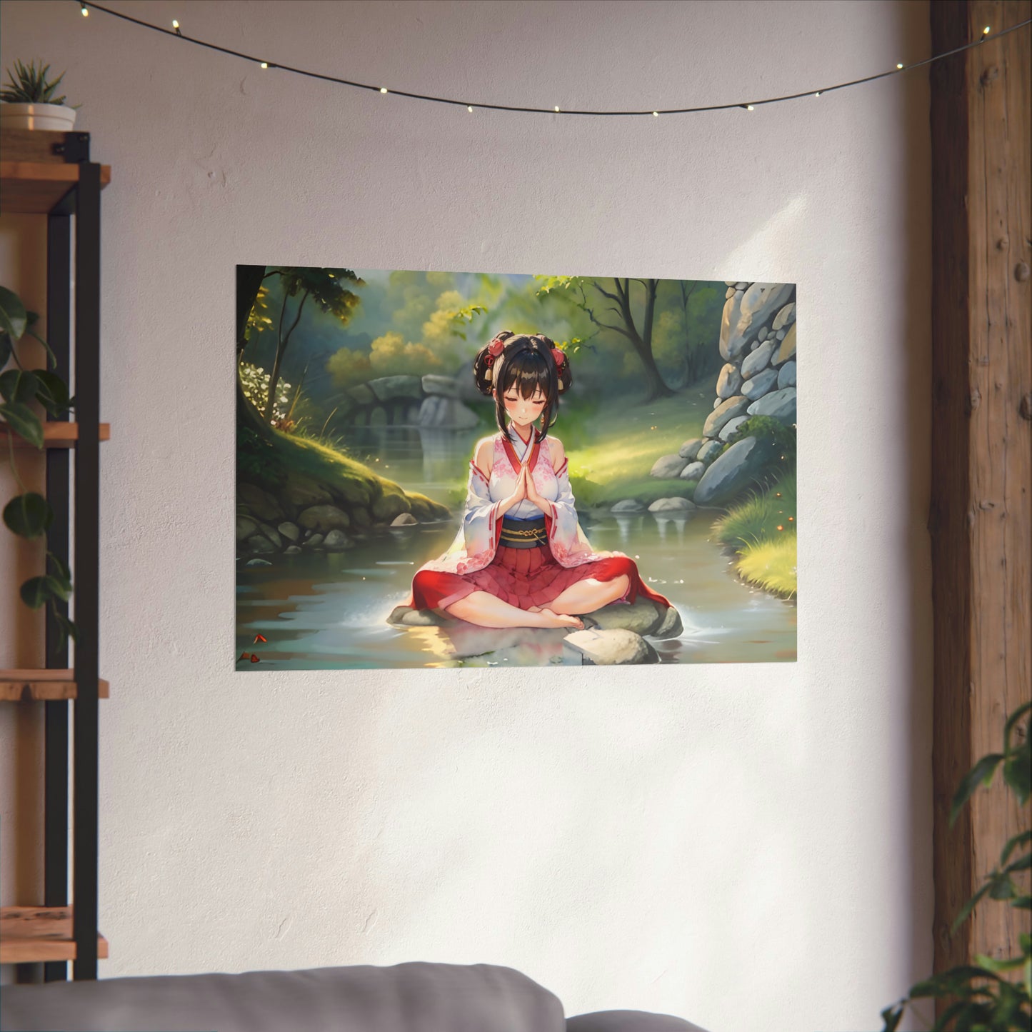 Fine Art Poster - "Meditation Meiko" - High Quality Anime Poster