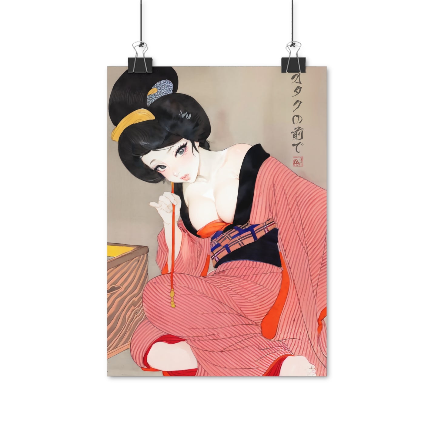 Ukiyo-e Art - Before the otaku • Traditional Japanese Art on high quality poster